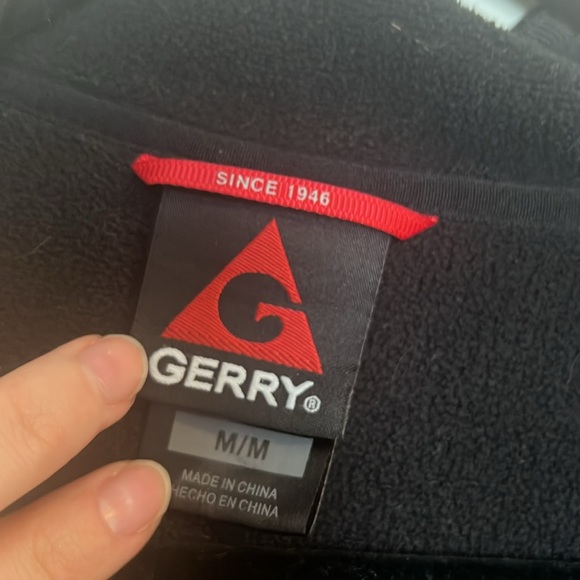 Gerry Men’s Medium Black Zip-up Polyester Knit Jacket - Picture 2 of 6